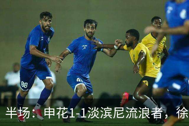 半场：申花1-1淡滨尼流浪者，徐皓阳破门，拉姆利越位球扳平